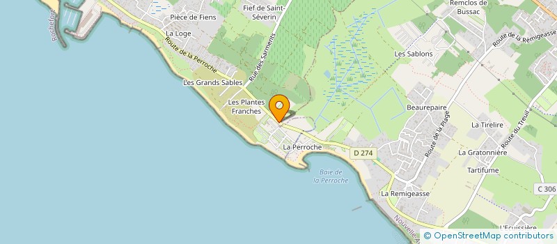 localisation de l'entreprise SCI DU PUITS FORTIN  SAINT-PIERRE-D'OLERON