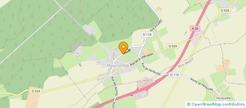 localisation de l'entreprise SCI DU PUITS MERVEILLEUX  MAUCOMBLE