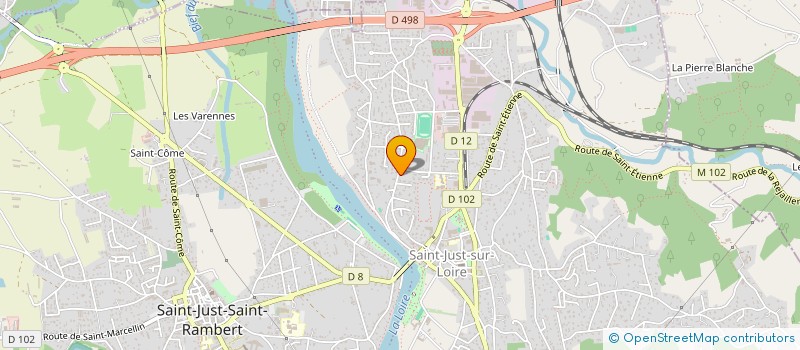 localisation de l'entreprise SCI DU PUITS NEUF  SAINT-JUST-SAINT-RAMBERT