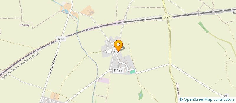 localisation de l'entreprise SCI DU PUITS PEGUY  VILLEROY