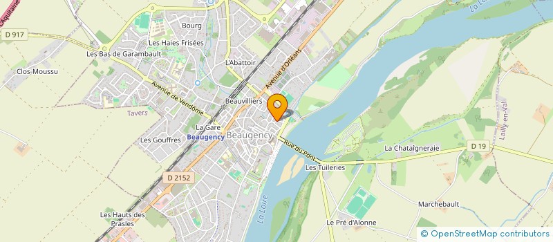 localisation de l'entreprise SCI DU PUITS ROUGE  BEAUGENCY