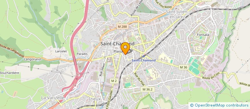 localisation de l'entreprise SCI DU PUITS SAINT LUC  SAINT-CHAMOND
