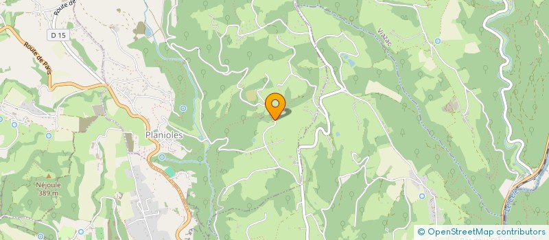 localisation de l'entreprise SCI DU PUITS STE MARIE  PLANIOLES