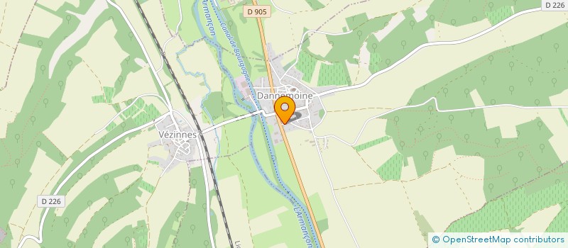 localisation de l'entreprise SCI DU PUTOIS  DANNEMOINE