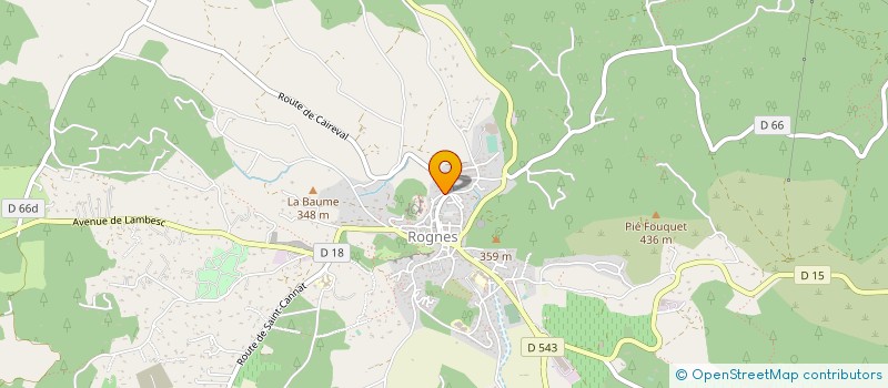 localisation de l'entreprise SCI DU PUY  ROGNES