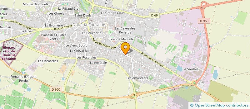 localisation de l'entreprise SCI DU PUY  DOUE-EN-ANJOU