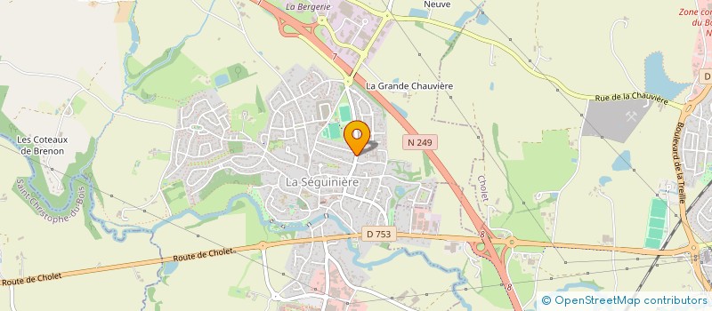 localisation de l'entreprise SCI DU PUY AU MOINE  LA SEGUINIERE