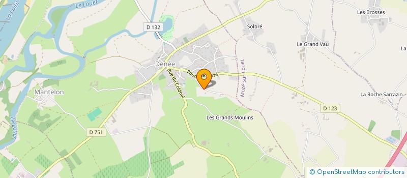 localisation de l'entreprise SCI DU PUY CHARTRAIN  DENEE