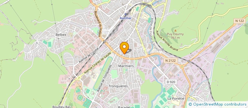 localisation de l'entreprise SCI DU PUY D ESBANS à YTRAC