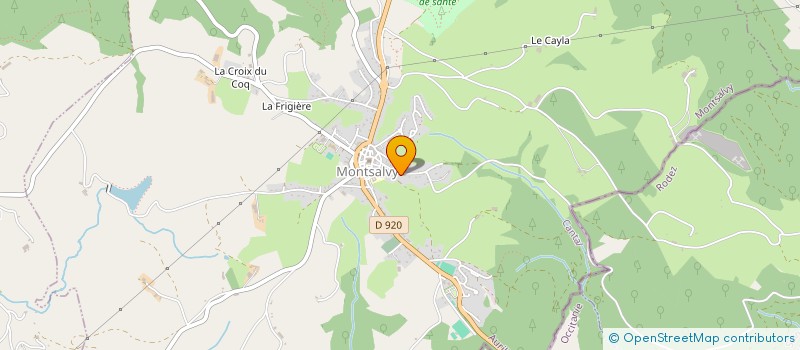 localisation de l'entreprise SCI DU PUY DE L'ARBRE à MONTSALVY