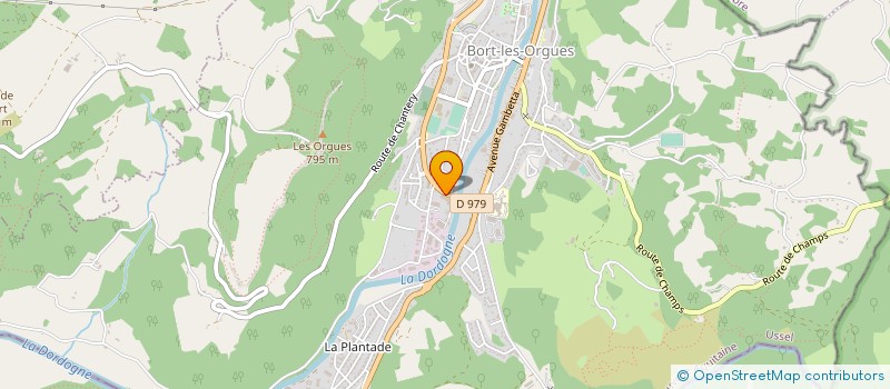 localisation de l'entreprise SCI DU PUY DE LA GANE  BORT-LES-ORGUES