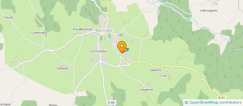 localisation de l'entreprise SCI DU PUY DES FOURCHES à MARCOLES