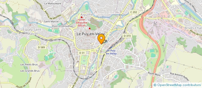 localisation de l'entreprise SCI DU PUY EN VELAY  LE PUY-EN-VELAY