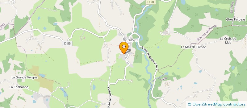 localisation de l'entreprise SCI DU PUY LE LIEVRE  MEILHARDS