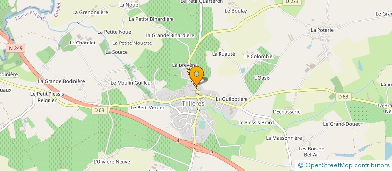 localisation de l'entreprise SCI DU PUY RAGOT à SEVREMOINE