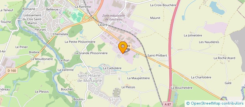 localisation de l'entreprise SCI DU PUYNARDON  MORTAGNE-SUR-SEVRE