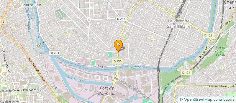 localisation de l'entreprise SCI DU QUAI à SAINT-MAUR-DES-FOSSES