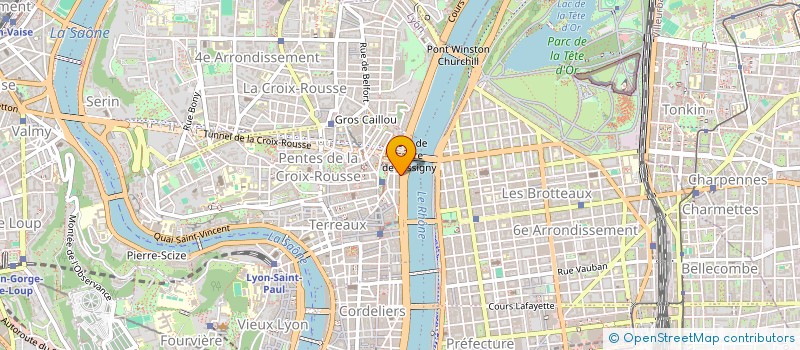 localisation de l'entreprise SCI DU QUAI à LYON