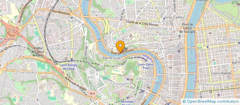 localisation de l'entreprise SCI DU QUAI à LYON