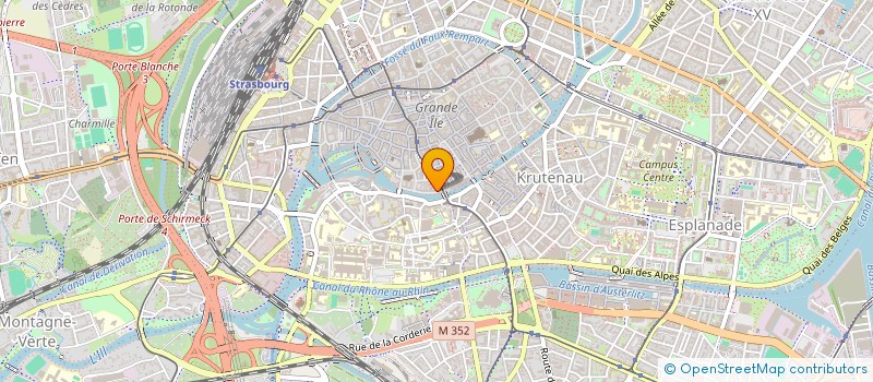 localisation de l'entreprise SCI DU QUAI  STRASBOURG