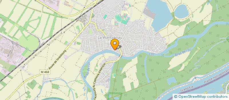 localisation de l'entreprise SCI DU QUAI  LA WANTZENAU