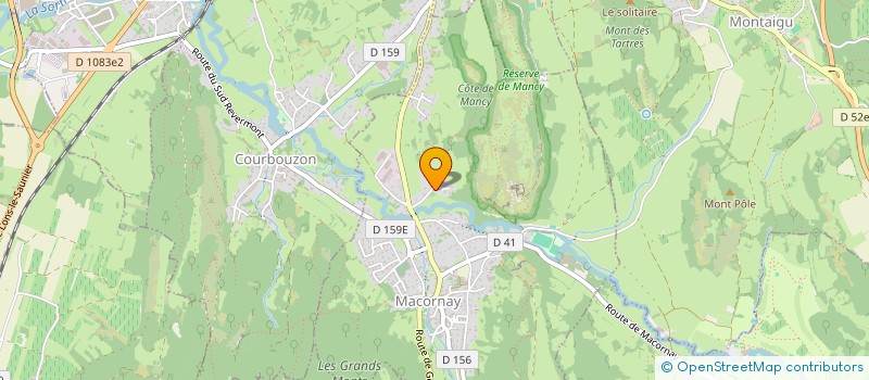 localisation de l'entreprise SCI DU QUAI  MACORNAY