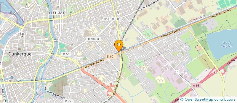 localisation de l'entreprise SCI DU QUAI AUX FLEURS à DUNKERQUE