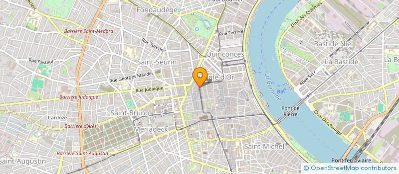 localisation de l'entreprise SCI DU QUAI BOURGEOIS  BORDEAUX