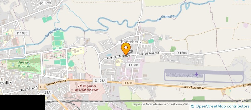 localisation de l'entreprise SCI DU QUAI DE L'ILE SAINT ANDRE  CHANTEHEUX