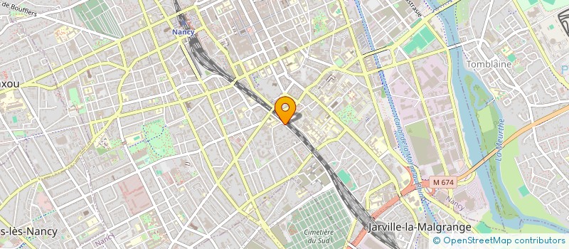 localisation de l'entreprise SCI DU QUAI DE LA BATAILLE  NANCY