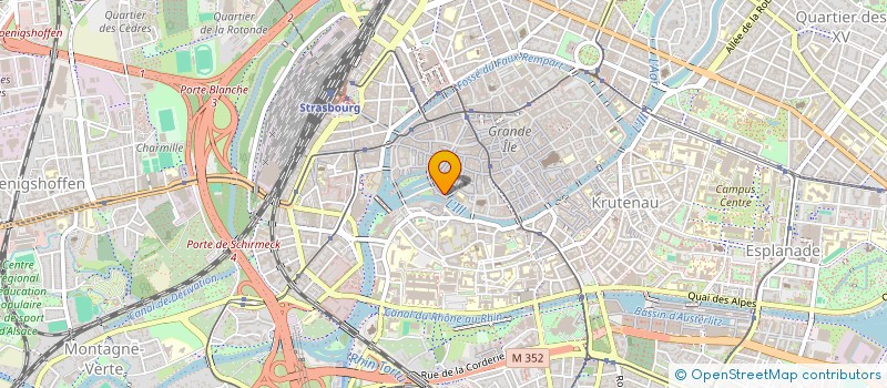 localisation de l'entreprise SCI DU QUAI DE LA BRUCHE N° 5 à STRASBOURG