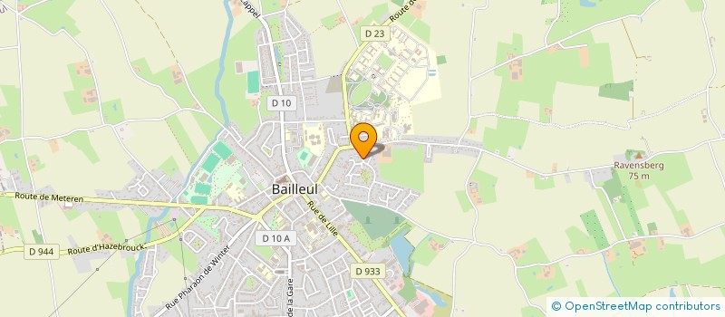 localisation de l'entreprise SCI DU QUAI DE LA CUNETTE à BAILLEUL