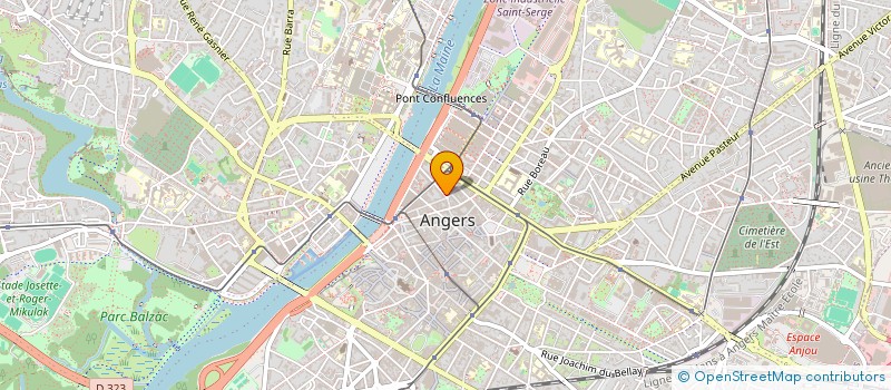 localisation de l'entreprise SCI DU QUAI DE LA LOIRE à ANGERS