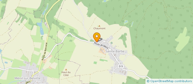 localisation de l'entreprise SCI DU QUAI DE LA MORTAGNE  SAINTE-BARBE