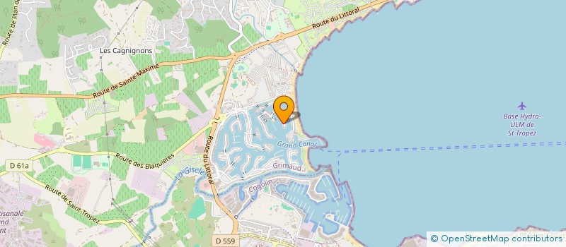 localisation de l'entreprise SCI DU QUAI DE LA TOUR à GRIMAUD