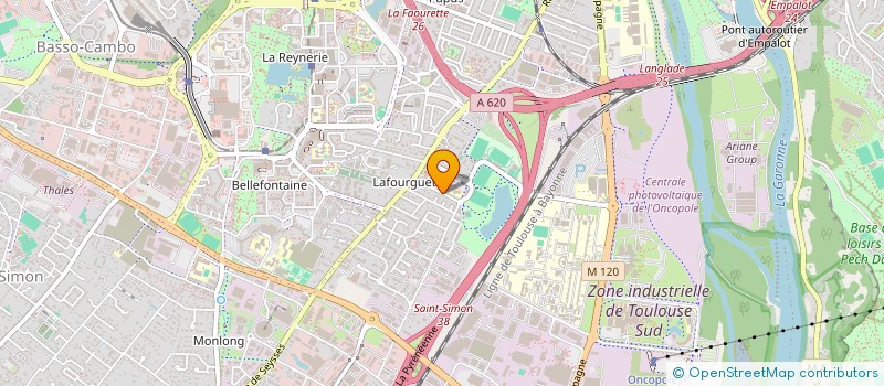 localisation de l'entreprise SCI DU QUAI DE LERMY  TOULOUSE
