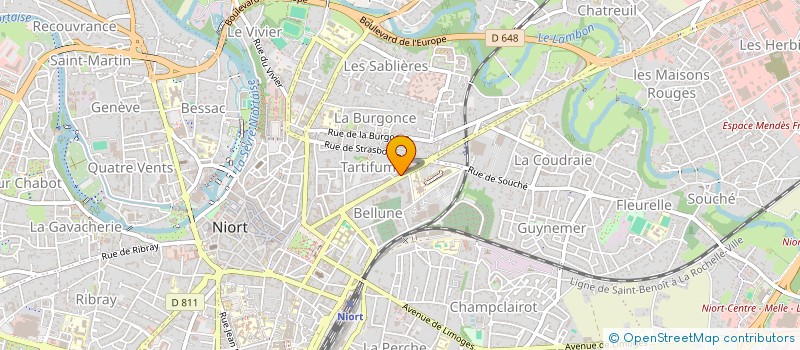 localisation de l'entreprise SCI DU QUAI DE SEVRE à NIORT