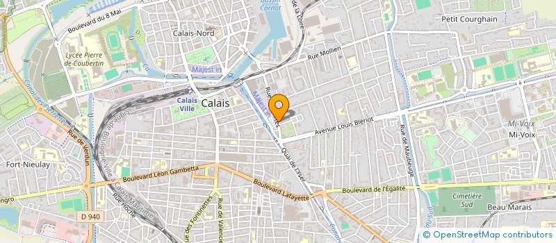 localisation de l'entreprise SCI DU QUAI DE WAULT  CALAIS