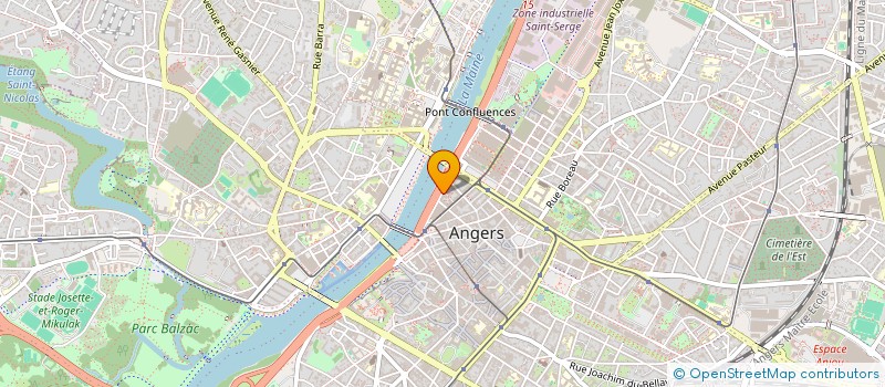 localisation de l'entreprise SCI DU QUAI DES LUISETTES à ANGERS