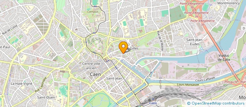 localisation de l'entreprise SCI DU QUAI DRUANCE à CAEN