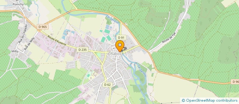 localisation de l'entreprise SCI DU QUAI DU BIEZ  CHABLIS