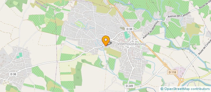 localisation de l'entreprise SCI DU QUAI DU LOT à VILLEMOUSTAUSSOU