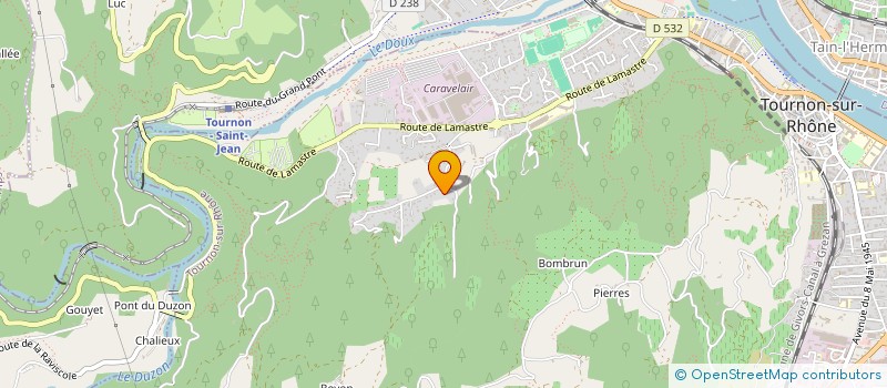 localisation de l'entreprise SCI DU QUAI FARCONNET à TOURNON-SUR-RHONE