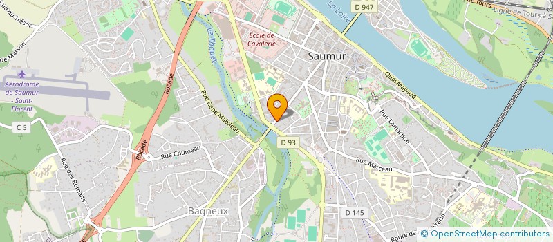 localisation de l'entreprise SCI DU QUAI MAYAUD  SAUMUR