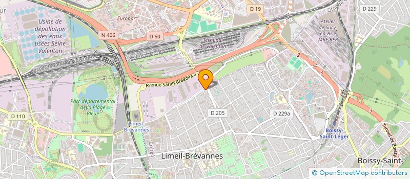 localisation de l'entreprise SCI DU QUARANTE SEPT RUE MONT GARRY à LIMEIL-BREVANNES