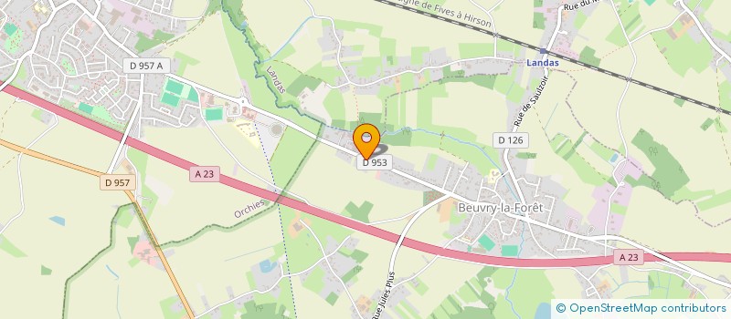 localisation de l'entreprise SCI DU QUARANTE TROIS  BEUVRY-LA-FORET