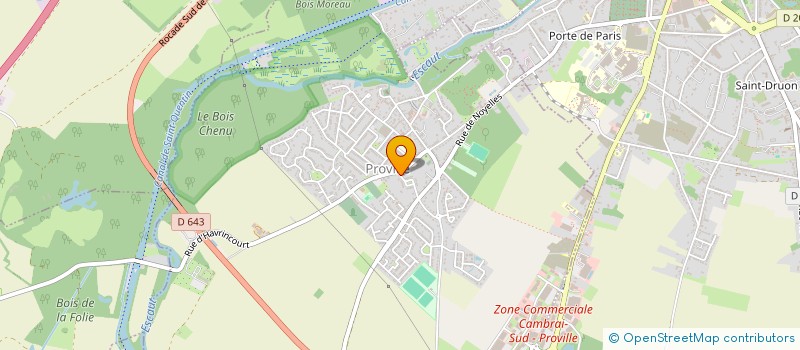 localisation de l'entreprise SCI DU QUARTIER NEUF  PROVILLE