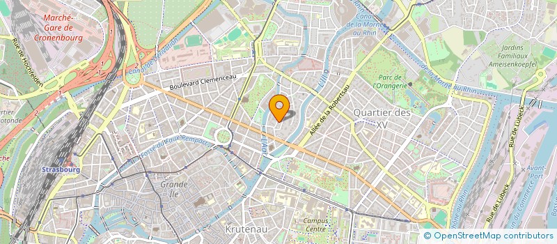 localisation de l'entreprise SCI DU QUARTIER ST-THOMAS  STRASBOURG