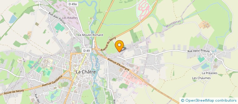 localisation de l'entreprise SCI DU QUARTIER VINCENT à MONTGIVRAY