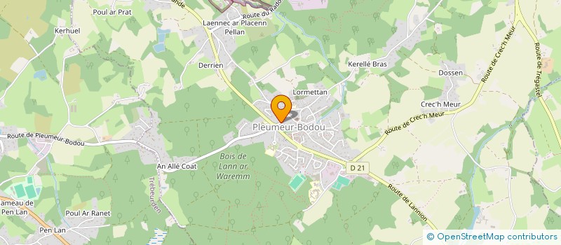 localisation de l'entreprise SCI DU QUATORZE  PLEUMEUR-BODOU